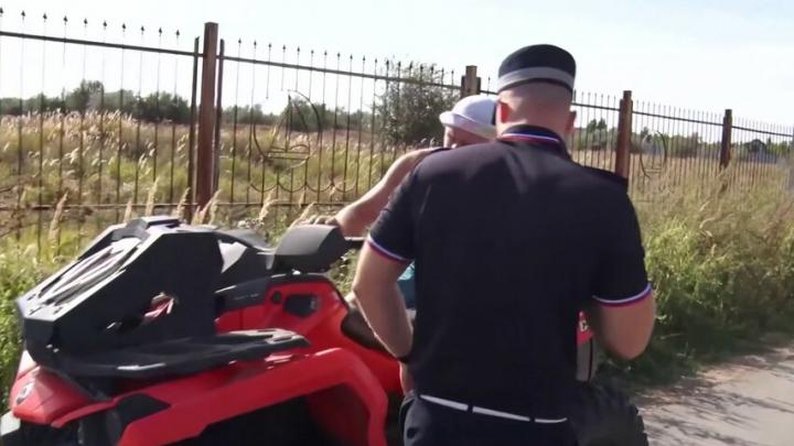 В Шумейке под Энгельсом задержан 10-летний водитель питбайка