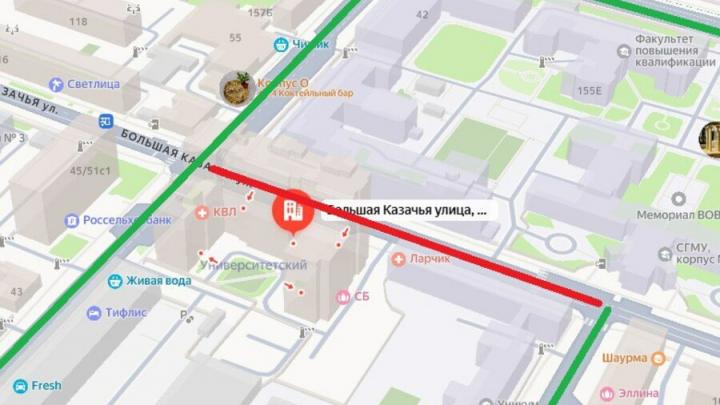 В Саратове перекроют движение из-за ремонта трубопровода на Большой Казачьей