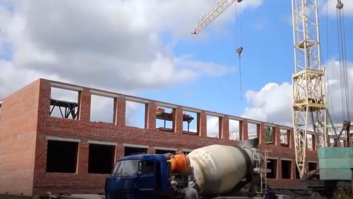 В школе №55 Саратова строят новый корпус на 400 мест