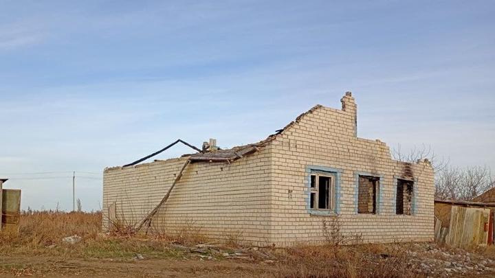 В саратовском селе сгорела квартира