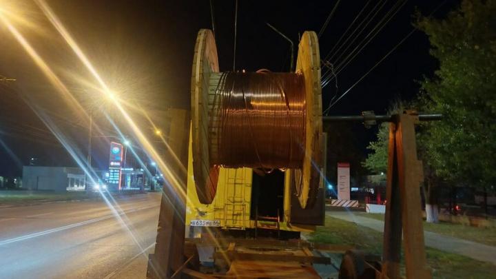 В Энгельсе завершены работы по замене контактной троллейбусной сети