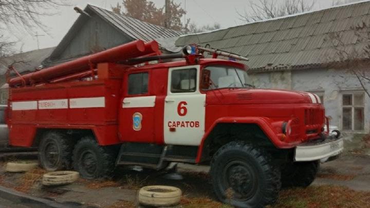 Крупный пожар произошел в Балашовском районе