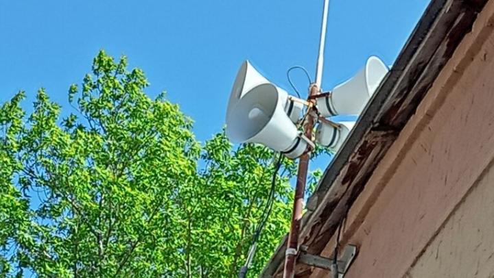 В Саратове работали работают сирены и громкоговорители