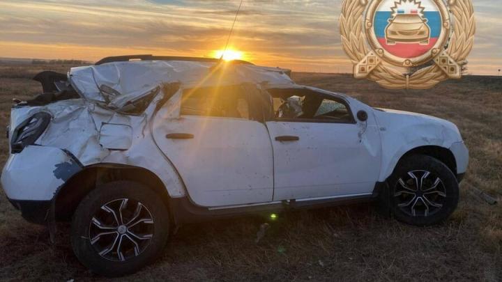 Кроссовер перевернулся у саратовского села: пострадал мужчина