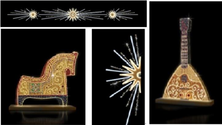 Балалайка и светящийся конь: как преобразится центр Саратова к Новому году за 4,5 млн рублей