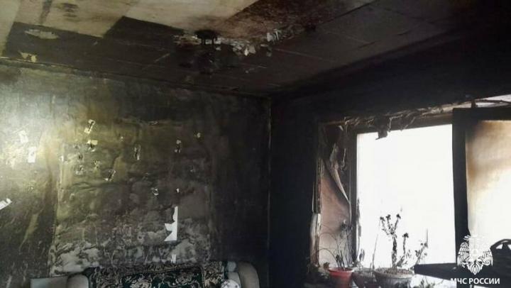 В саратовском селе задымился телевизор и чуть не сгорел дом