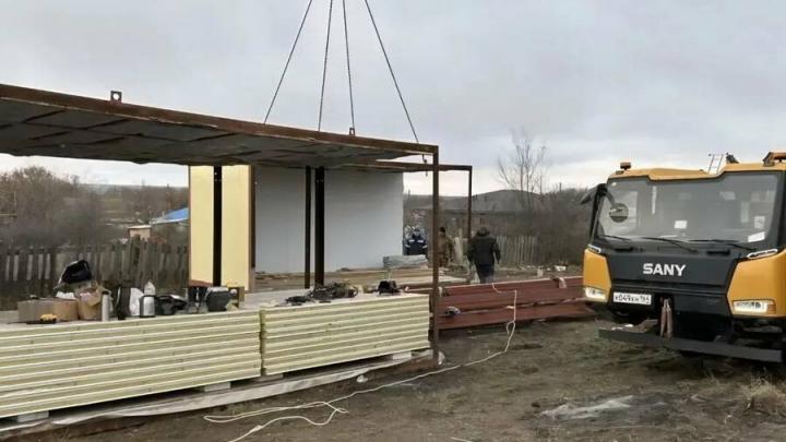 Нацпроекты: в Красноармейском районе строится новый модульный ФАП