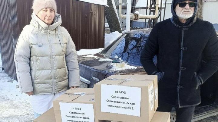 Саратовские медики отправили лекарства и перевязочные материалы в военный госпиталь ЛНР