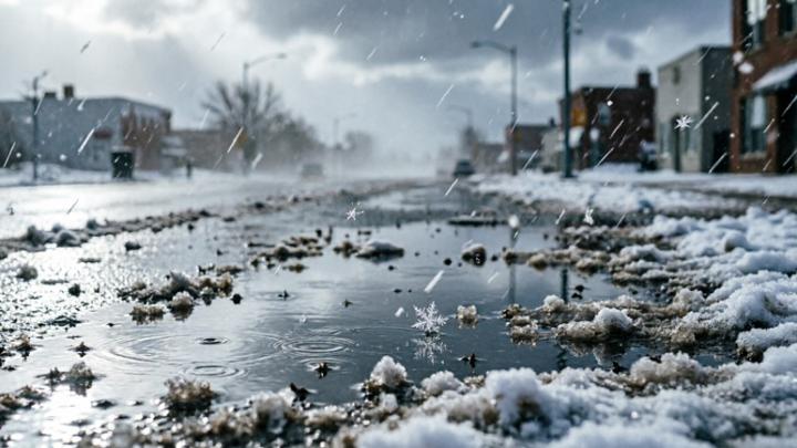 В Саратовской области прогнозируется дождь со снегом