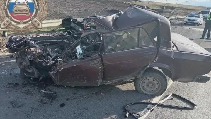 В Аткарском районе в аварии погиб водитель «семерки»