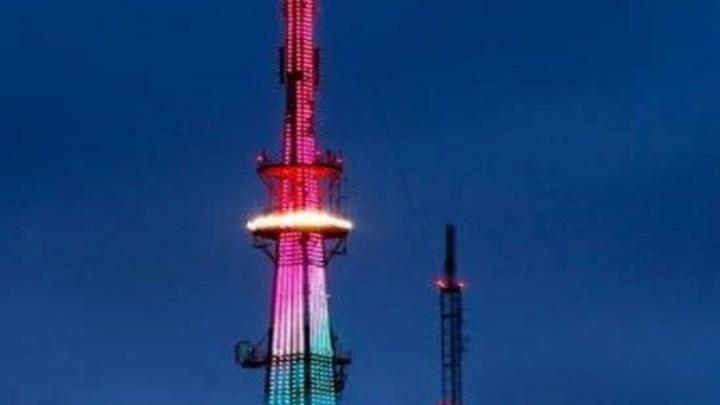 Телебашня в Саратове зажжёт праздничную подсветку к Первомаю