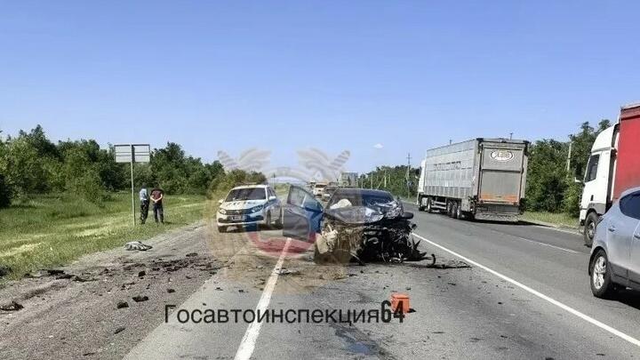 Три человека пострадали в ДТП у саратовской Клещевки Три человека пострадали в ДТП у саратовской Клещевки