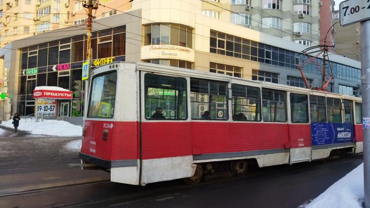 В Саратове прервано движение трамвая №8 