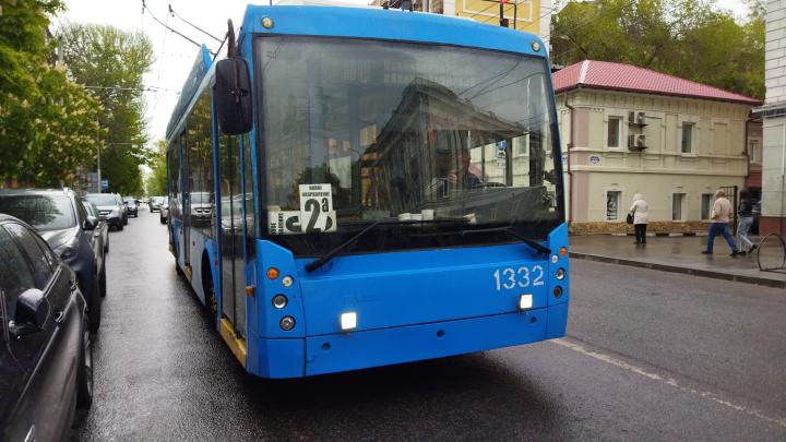 Прервано движение троллейбусов из Энгельса в Саратов 