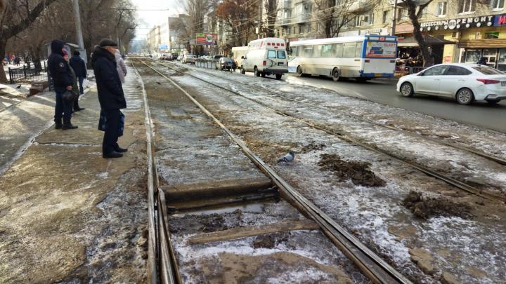 Из-за ДТП в Саратове остановилось движение трамваев №11