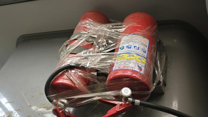 В Аркадакском районе сгорел комбайн в поле