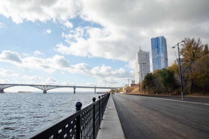 Набережную под саратовским мостом откроют в ноябре