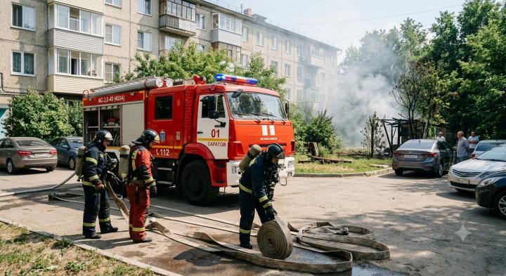 За сутки в Саратовской области вспыхнул 31 пожар с крупными возгораниями в домах и гаражах За сутки в Саратовской области вспыхнул 31 пожар с крупными возгораниями в домах и гаражах