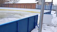В Романовке построили хоккейную коробку за 2,3 млн рублей