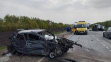 ДТП с участием трёх автомобилей произошло в Татищевском районе