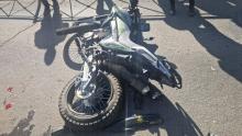 В тройном ДТП в Энгельсе пострадала девушка на мотоцикле
