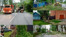 В Энгельсе коммунальщики ликвидируют последствия непогоды