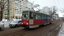 Снегопад может оставить Саратов без трамваев 