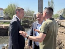 В Энгельсе готовят к запуску новую насосную станцию для ремонта аварийного коллектора