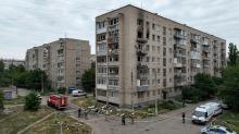 В Балакове восстанавливают дом, повреждённый при атаке беспилотников