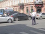 Московскую у правительства закрыли от движения транспорта